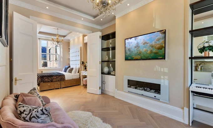Bryanston and Dorset Square Apartment | Apartment in Marylebone with Jacuzzi Bath