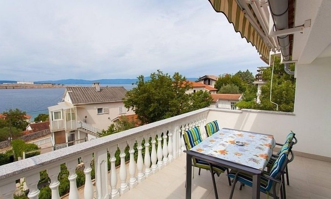 Municipality of Omisalj Apartment | Apartment in Omišalj with Seaview, Terrace, Air condition, WIFI (3623-2)