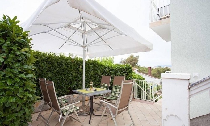 Municipality of Omisalj Apartment | Apartment in Omišalj with Seaview, Terrace, Air condition, WIFI (3623-4)