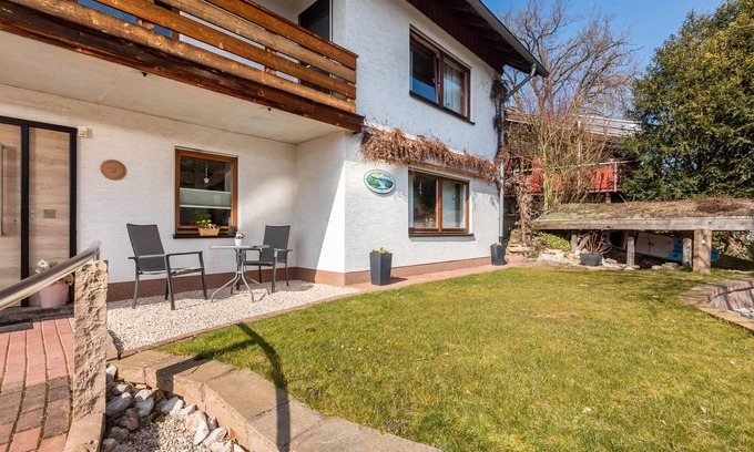 Edertal Apartment | Apartment 'Klein Und Fein' with Private Terrace, Private Garden and Wi-Fi