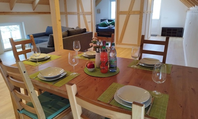 Forst Apartment | Apartment 'Kleine Auszeit 1' with Private Terrace and Wi-Fi