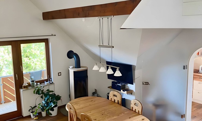 Uehlingen-Birkendorf Apartment | Apartment 'Lufs Loft' with Mountain View, Shared Garden and Wi-Fi
