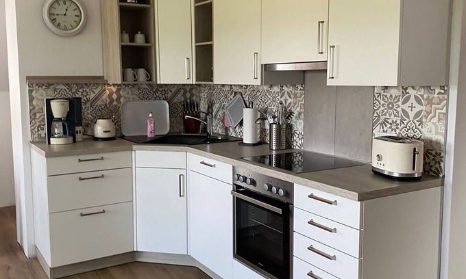 Brookmerland Apartment | Apartment 'Landhaus Alte Welt Nordseeküste 2' with Private Terrace and Wi-Fi