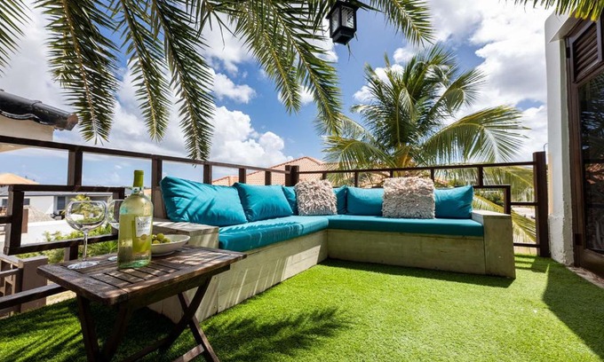 Jan Thiel Apartment | Apartment Lovely Rose with garden Jacuzzi