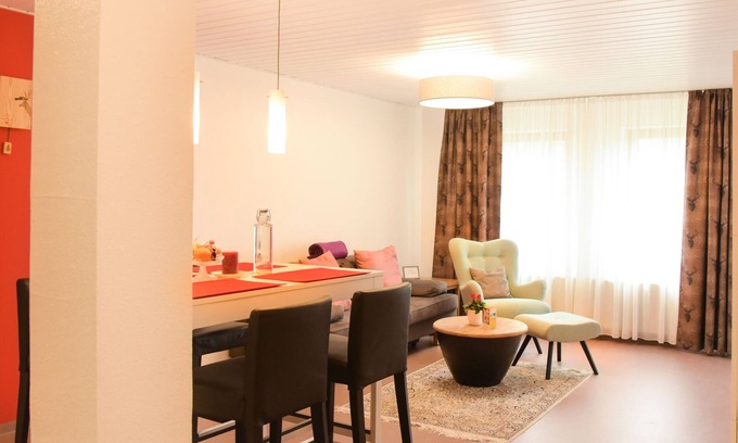 Unterkirnach Apartment | Apartment 'Löwenzahn' with Mountain View, Private Terrace and Wi-Fi
