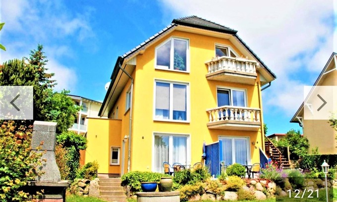 Gohren Apartment | Apartment Luv with lake view - Apartments Haus Inselblick with lake view