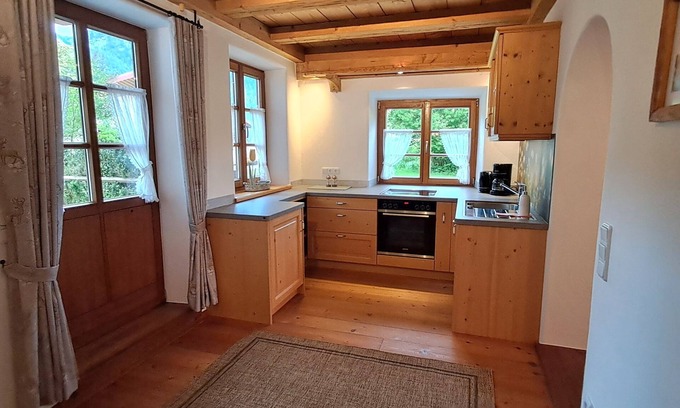Inzell Apartment | Apartment Mühlenrad for 2 persons in the Ödmühle, 1 bedroom, 65m²