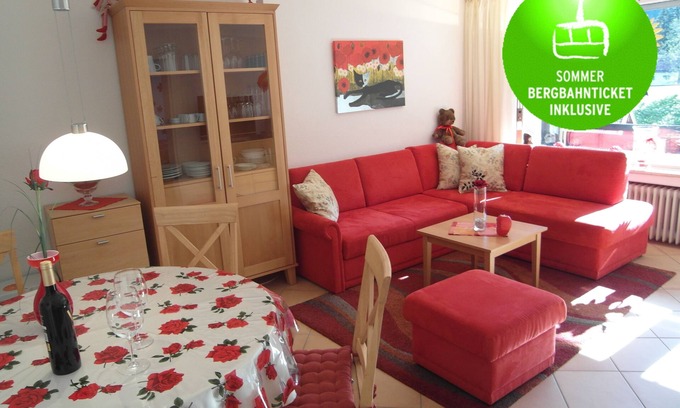 Rappele Apartment | Apartment Oberstdorf, pool, parking lot, sauna, from May-October mountain railway ticket included.