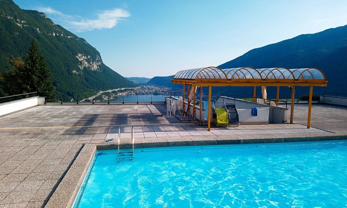 Rovio Apartment | Apartment overlooking Lake Lugano w. heated pool, stunning view from balcony