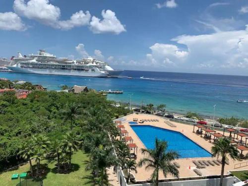 Cozumel Apartment | Apartment Palmar 3BR W/ pool jacuzzi