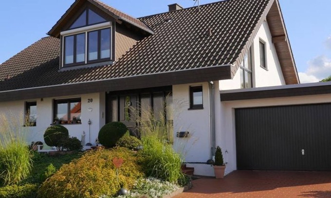 Oberotterbach Apartment | Apartment Panoramablick - apartment/apartment, shower and bath, toilet, mint condition