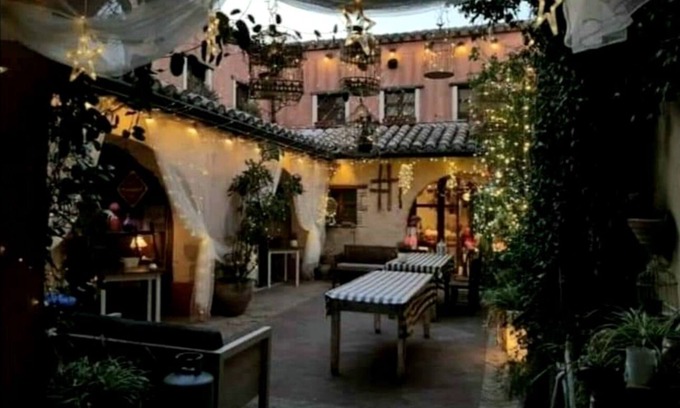 Province of Cagliari Apartment | Apartment Patio Borgo Anninnia with BBQ, Shared Garden & Wi-Fi