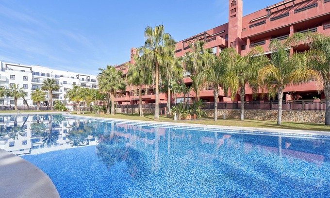 Motril Apartment | Apartment "Playa Granada Golf" with Mountain View, Shared Pool & Wi-Fi