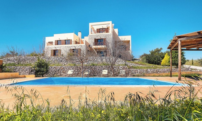 Filerimos Apartment | Apartment 'Rhodes Retreat - Persefoni's Loft' with Sea View, Wi-Fi and Air Conditioning