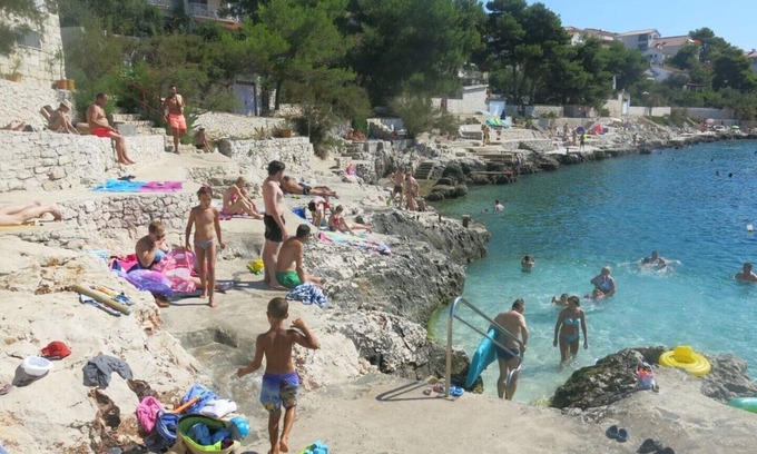 Businci Apartment | Apartment Sago 2 (Upper floor) Seafront. Ciovo, Near Split Airport