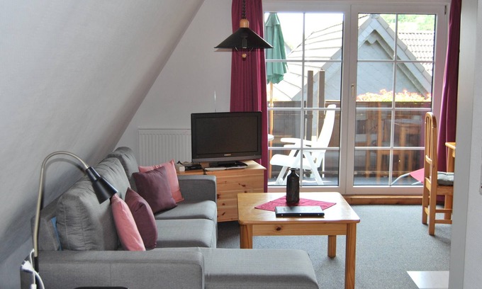Walkenried Apartment | Apartment-Standard-Private Bathroom-Garden view-Typ A Balkon 13