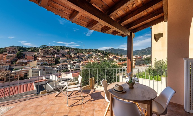 Villasimius Apartment | Apartment "Suite Home Simius" Close to Beach with Terrace, Sea View & Air Conditioning