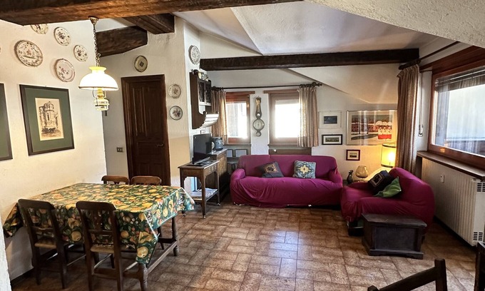 Bardonecchia Apartment | Apartment 'Trilocale Einaudi Bardonecchia' with Balcony and Wi-Fi