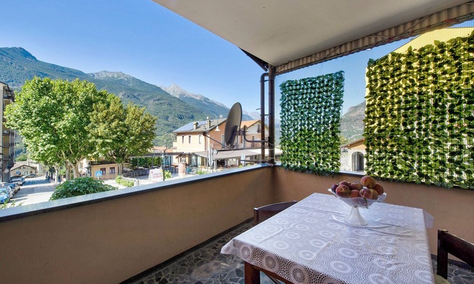 Saint-Vincent Apartment | Apartment "Villa Camillo" with Mountain View, Private Terrace & Wi-Fi