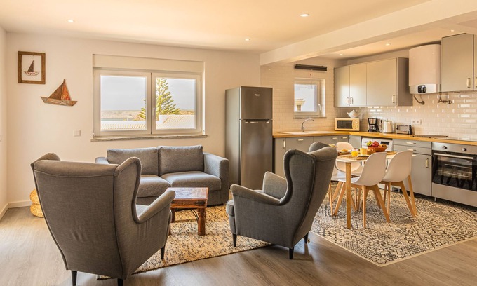 Sagres Apartment | Apartment WAZA - Terrace sea view 100m from the beach of Beliche - Wifi