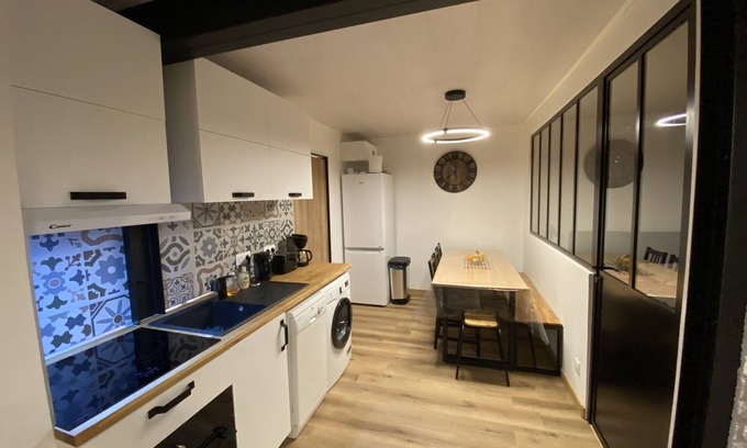 Montalbert Apartment | Apartment, with large terrace, Ski in - Cosy and Industrial