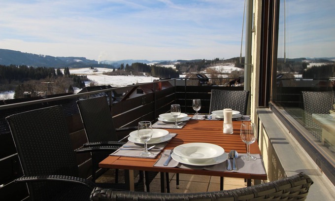 Kappel Condo | Apartment with pool, sauna and fitness in Lenzkirch