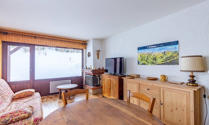La Clusaz Apartment | Apartment with terrace at the foot of the slopes