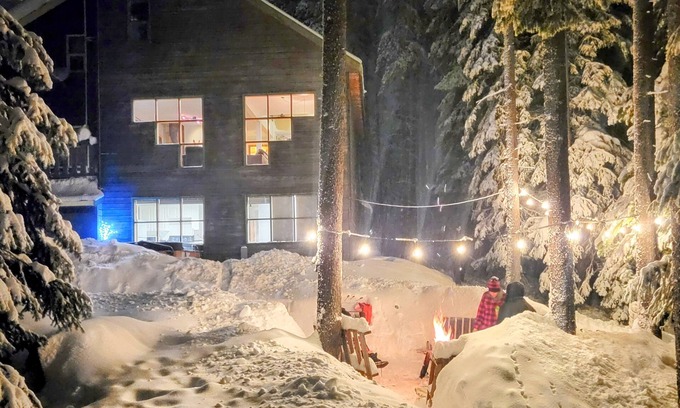 Okanagan-Similkameen Cabin | Apex Mountain Resort cabin in the trees, short walk to slopes, hot tub, fire pit