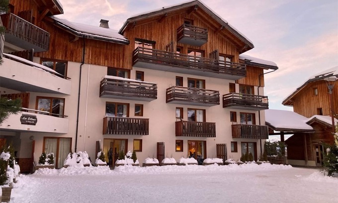 Les Orres Apartment | Appart 6 pers center station 1800 pied des pistes