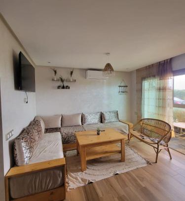 Lamharza Essahel Apartment | Appart Blue Beach Sidi Rahal 2 chambres et salon