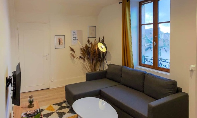 Belfort Apartment | Appart'Hôtel Le Strasbourg - RENOVATED, CALME AND NETFLIX