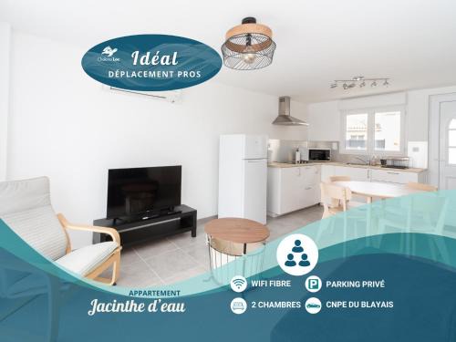 Braud-et-Saint-Louis Apartment | Appart' Jacinthe d'eau - clim - Chelona'Loc