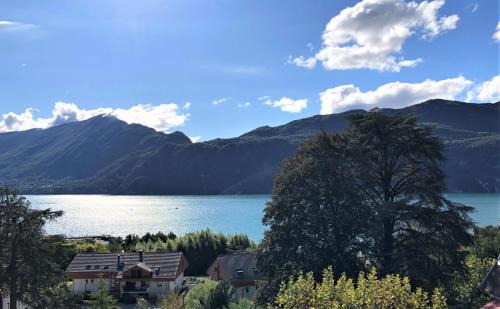 Aix-les-Bains Apartment | Appart T4 Christina contemporain, Vue Lac, climatisé avec parking