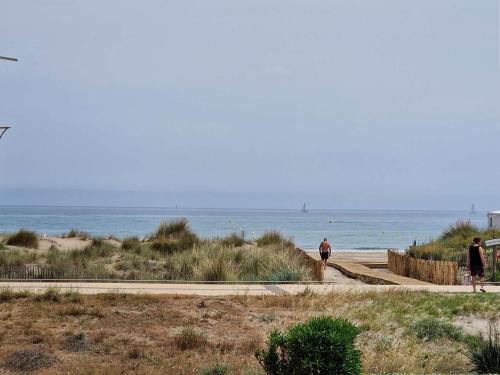 Marseillan Plage Apartment | Appartement à 2 pas de la plage avec terrasse et parking - FR-1-387-150