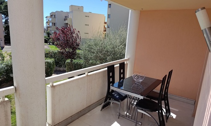 Golfe Juan Apartment | Appartement 2 Pièces Standing, Piscine, Plage à Pied