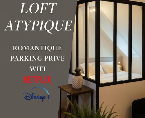 Amiens Apartment | Appartement Atypique- Esprit Atelier Loft - parking privé - Wifi - vidéo