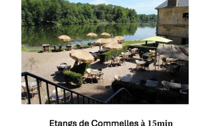 Luzarches Apartment | Appartement Cosy, Paris JO 2024, Parc Astérix, 104