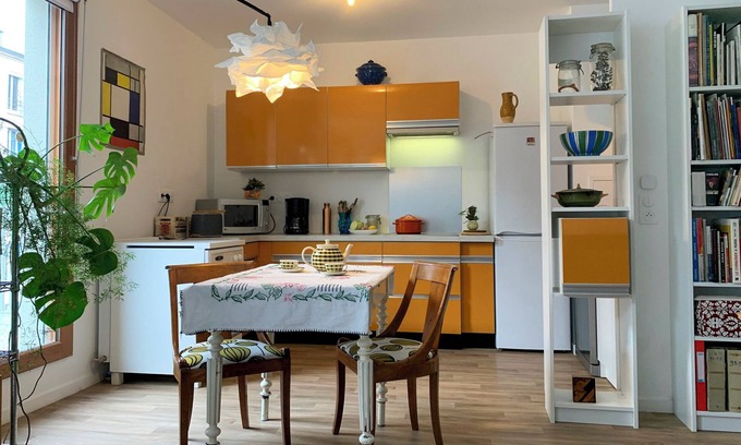 Saint-Denis Apartment | Appartement Duplex Avec Terrasse, Transports à 3 Min, Basilique et JO