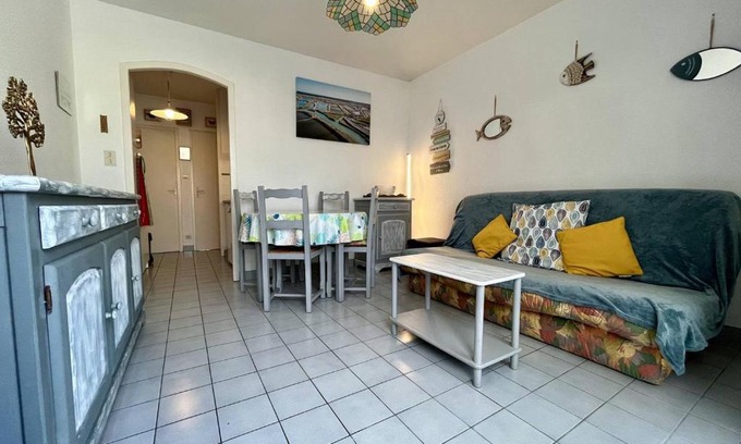 Boyardville Apartment | Appartement 2 pièces à 400m de la plage avec balcon et parking - Saint-Georges-d'Oléron - FR-1-246A-189