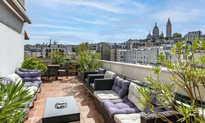 Quartier de la Goutte-d'Or Apartment | Appartement Luxe/rooftop - Montmartre