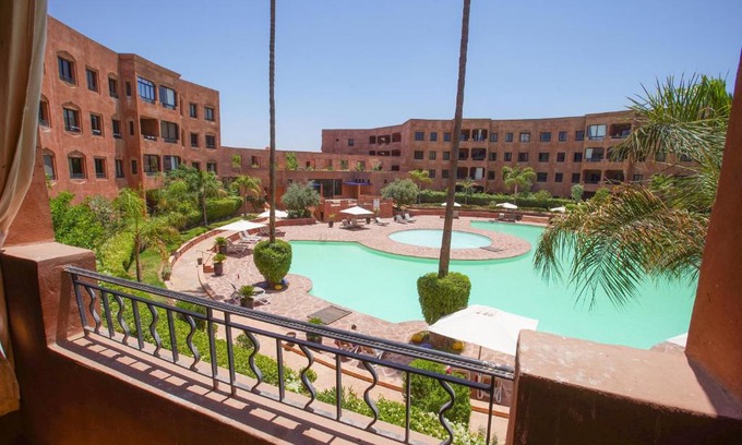 Palmeraie Apartment | Appartement luxueux au cœur du palmier de Marrakech - Vue piscine