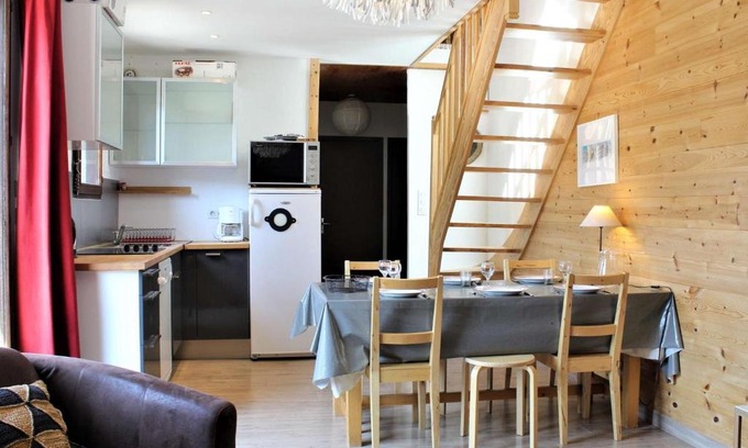 Risoul Apartment | Appartement mezzanine 6 couchages, pied de pistes, Risoul - FR-1-330-507