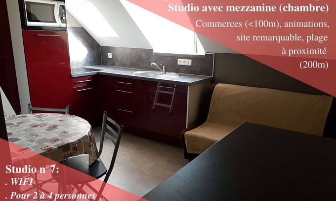 Berck-sur-Mer Apartment | Appartement n°7 au 3ème Étage Sans Ascenseur
