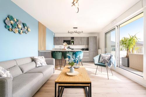 Parame Apartment | Appartement saint malo neuf, 2 chambres, terrasse, garage