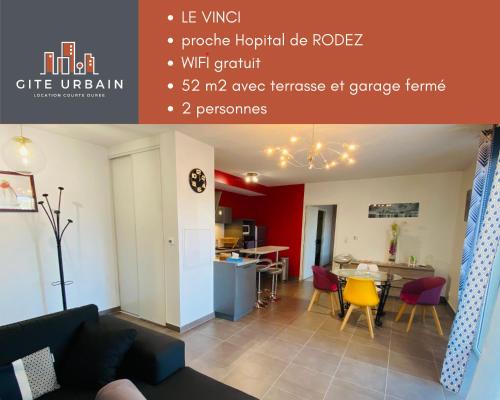 Rodez Apartment | Appartement T2 cosy à Rodez