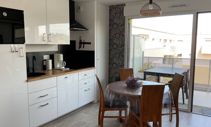 Fort-Mahon-Plage Apartment | Appartement T2 Cabine en Résidence, 4 Personnes