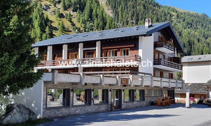 Zinal Apartment | Appartment in a building in Zinal - 2 beds in the living room - kitchen - 1 shower/WC - TV broadcast