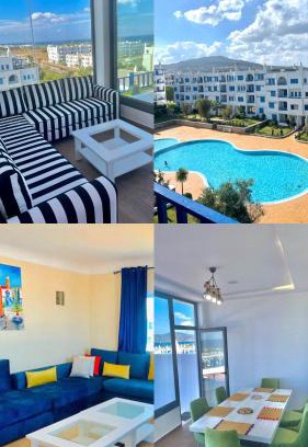 Marina Smir Apartment | Appt Kabila Vista,Marina Mdiq