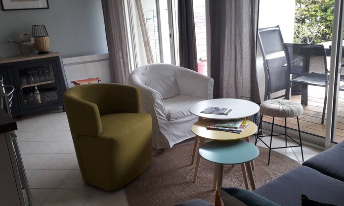 Pornichet Apartment | APt 55m2 south, 3P with terrace