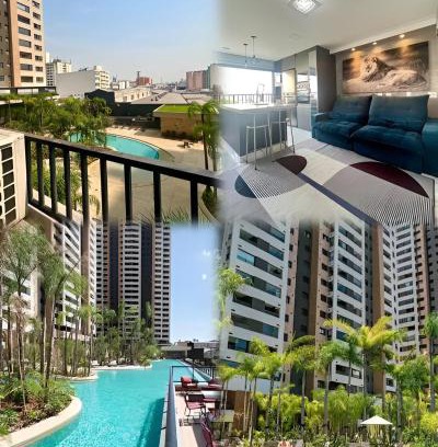 Bras Apartment | Apto Garden - Resort com piscina borda infinita SP